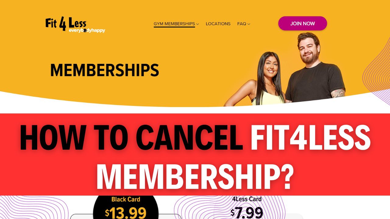 How To Cancel Fit4Less Membership