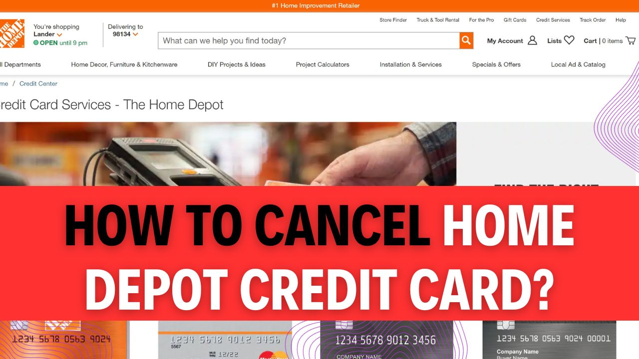 How To Cancel Home Depot Credit Card