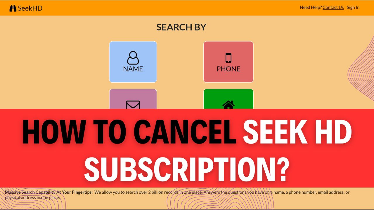 How To Cancel Seek HD Subscription