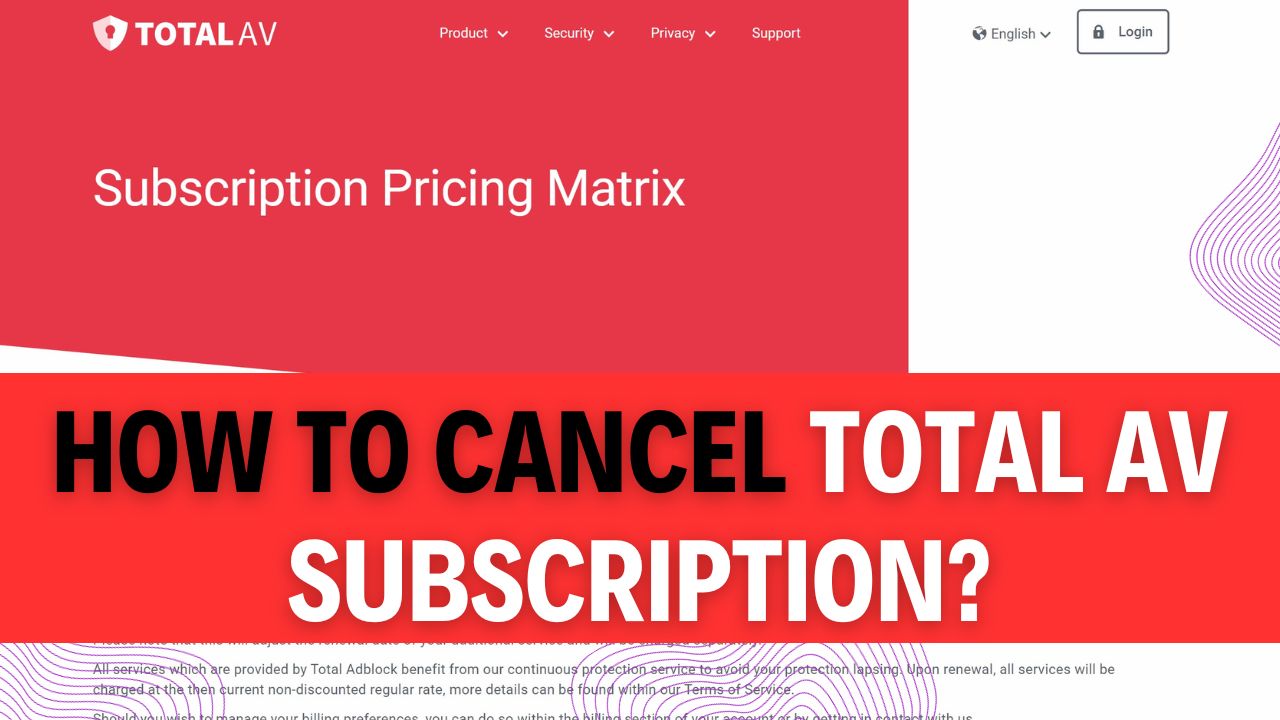 How To Cancel Total AV Subscription