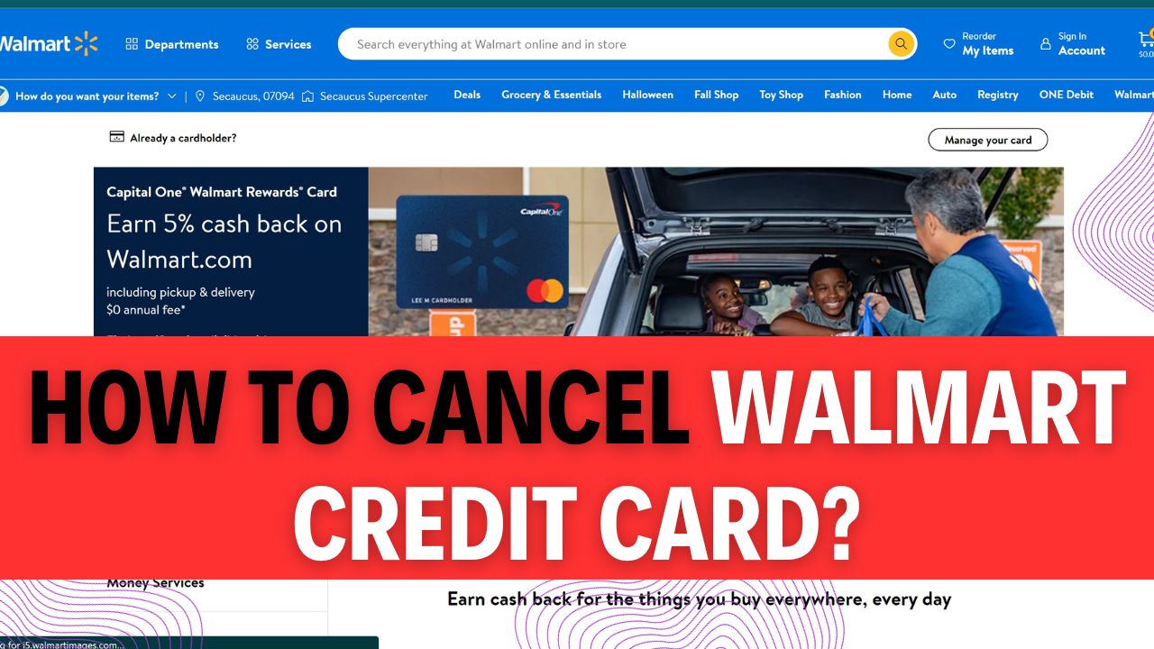 How To Cancel Walmart Credit Card